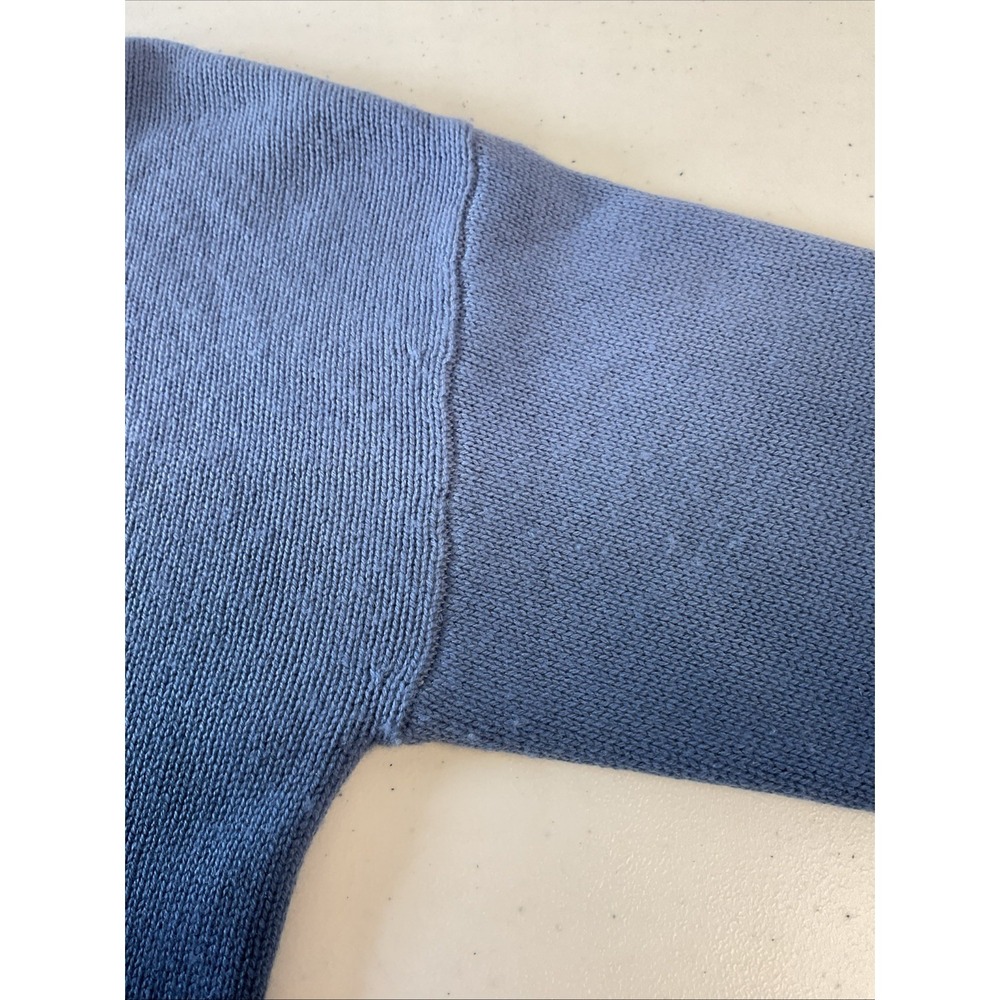 Greyson Koko Cashmere Blue Ombre Hoodie Pant Set Cashmere/Wool Knit Sweater Rare - Picture 7 of 14